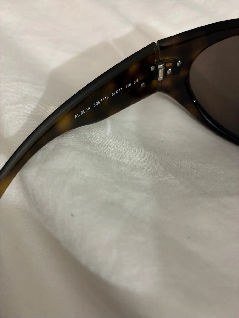 Vintage Ralph Lauren Brown Tortoiseshell Sunglasses - Classic Shield Style